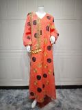 Fashion Muslim Robe Long Sleeve Abaya Dress