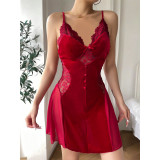 Women sexy velvet temptation nightdress Sexy Lingerie