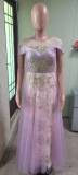 Formal Party Evening Dress Girl Chic Sequin Trailing Dress（Processing time need 3-6 days）