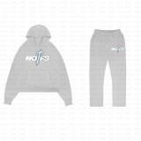 Street fashion letter printed sports American loose hooded Hoodies trousers Autumn and winter men and women Casual tracksuit