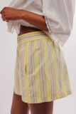 Women Striped Plaid Casual Shorts