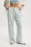 Women Printed Casual Wide Leg Pants