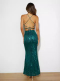 Women party sequin sexy evening dress