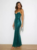 Women party sequin sexy evening dress