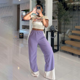 Casual Pants Women's Straight Loose Wide Leg Sweatpants