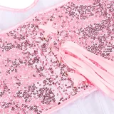 Sequined Corset Strapless Top Fashion Sexy Vest