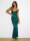 Women party sequin sexy evening dress