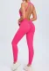 Women Low Back Sports Quick-Drying One-Piece Fitness Yoga Jumpsuit
