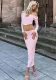 Autumn Off Shoulder Long Sleeve Solid Color Top Slim Skirt Fashion Casual Women Two Piece Set