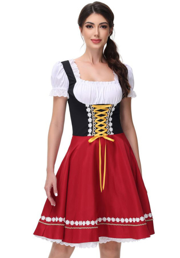 Halloween Beer Girl Dress Cosplay Maid Clothes