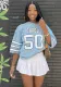 Summer Street Casual Loose Letter Print Short-Sleeved T-Shirt For Women