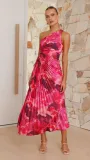 Women Elegant Hollow One Shoulder Dress