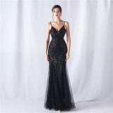 Plus Size Women Formal Party Fishtail Evening Dress