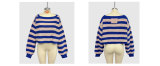 Women Striped Long Sleeve Sweater