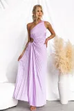 Women Elegant Hollow One Shoulder Dress