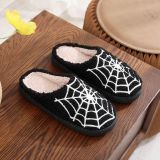 Halloween Cotton Slippers For Men And Women At Home Winter Plus Size Shoes