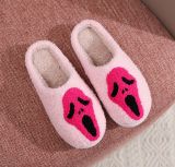 Halloween Cotton Slippers For Men And Women At Home Winter Plus Size Shoes