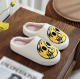 Halloween Cotton Slippers For Men And Women At Home Winter Plus Size Shoes