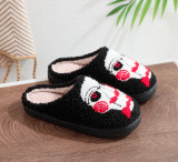 Halloween Cotton Slippers For Men And Women At Home Winter Plus Size Shoes