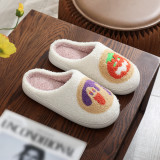 Halloween Cotton Slippers For Men And Women At Home Winter Plus Size Shoes