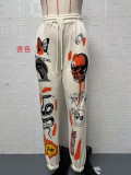 Women's Sweatpants Halloween Trend Print High Waist Casual Pants