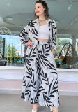 Autumn Casual long-sleeved shirt loose trousers women two-piece set