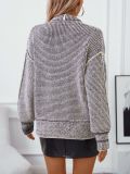 Women Fall and Winter Open-front Long Sleeve Knitting Sweater Jacket