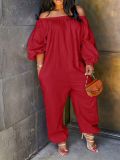 Women Long Sleeve Jumpsuit