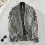 Women Fall and Winter Open-front Long Sleeve Knitting Sweater Jacket