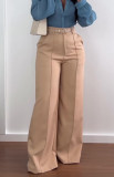 Women Fall Casual Wide Leg Pants