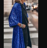 Spring Fashion Party Sequin Cardigan Jacket