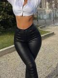 Fashion Ladies Elastic Tight Fitting Pants