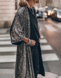 Spring Fashion Party Sequin Cardigan Jacket