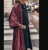 Spring Fashion Party Sequin Cardigan Jacket