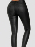 Fashion Ladies Elastic Tight Fitting Pants