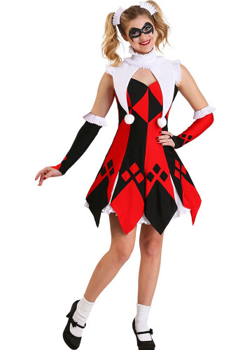 Halloween costumes circus clown costumes masquerade performance clothes