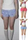 Sweet Low-waist Multi-layer sexy Plaid Shorts