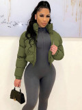 Fall and Winter Women Padding Crop Jacket