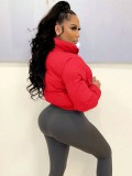 Fall and Winter Women Padding Crop Jacket