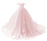 luxury wedding gown summer bride Off Shoulder puffy evening dress