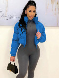 Fall and Winter Women Padding Crop Jacket