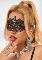 Halloween masquerade accessories lace eye mask