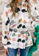 Single-Breasted Printed Women's Shirt Tops