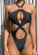 Women Backless Bikini One-piece Swimwear