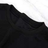 Women Colorful Pearlescent Sequins Decorated Solid Top
