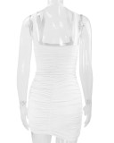 Women Sexy Backless Halter Neck Bodycon Dress