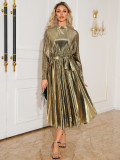 Women's Autumn Winter Long Sleeve Formal Party Dress