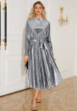 Women's Autumn Winter Long Sleeve Formal Party Dress