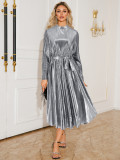 Women's Autumn Winter Long Sleeve Formal Party Dress