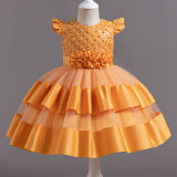 Girls' Mesh Tutu Costume Dress Princess Dress